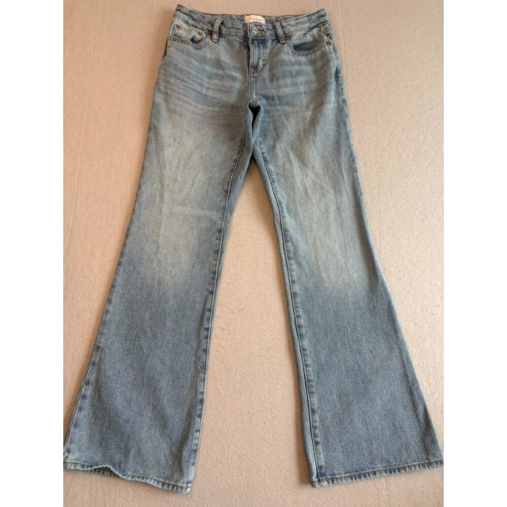 Pacsun Pacific Sunwear Jade Lo Rise Boot Size 25 Womens Jeans Light Wash Y2K EUC
